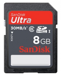 SanDisk Ultra 8 GB SDHC Class 4 Flash Memory Card (SDSDH-008G-U46)