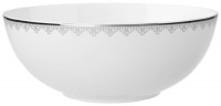 Villeroy & Boch White Lace 8-1/2-Inch Round Vegetable Bowl