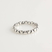 925 Sterling Silver Pandora Match Heart Ring Size 8