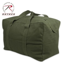 Olive Drab Military Parachute Cargo Bag