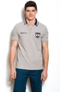 Armani Exchange Mens Heritage Patch Polo