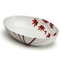 Mikasa Pure Red Oval Vegetable Bowl