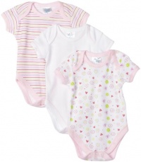 Spasilk 3 Pack Bodysuit - Girl Prints