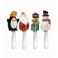 Oneida Dinnerware, Christmas Cut-Outs Set of 4 Spreaders