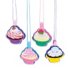 Cupcake Bubble Necklaces - assorted pack of 12