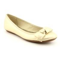 Alfani Amor Flats Shoes Gold Womens