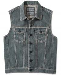 In vest. This cool city look from Ring of Fire is a surefire style you'll love for a layered look.