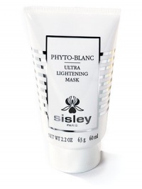 This skin lightening mask has a rich and fresh cream-gel formula that includes a blend of white mulberry, scutellaria and lemon extracts, white clay, shea butter and essential oils of lavender and marjoram. Immediately skin appears more radiant Complexion looks smoother, softer, more moisturized In about 4 weeks skin is lighter and more even For all skin types, including sensitive  2.2 oz.