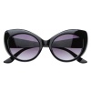 Oversized Vintage Inspired Super & Bold Retro Designer Cat Eye Sunglasses