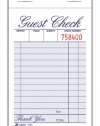 Adams Guest Check Pad, 1 Part, 3.34 x 5.44 Inches, 100 Sheets per Pad, 12 Pads per Pack, White (2100-12)