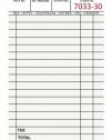 Adams Guest Check Pads, Single Part, 3.4 x 6.75 Inches, White, 50 Checks per Pad, 10 Pads per Pack (525SW)