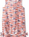 Lilly Pulitzer Girls 7-16 Little Classic Shift, Resort White She's a Firecracker, 7