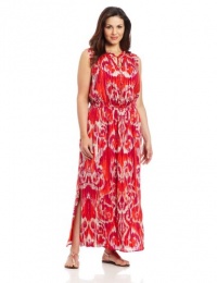 Jones New York Women's Plus-Size Ruffled Maxi Dress