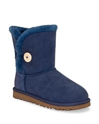 UGG® Australia suede ankle boots with genuine shearling lining will keep her feet in ultimate comfort.