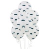 Little Man Mustache Latex Balloons (6)