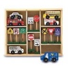 Melissa & Doug Deluxe Wooden Vehicles & Traffic Signs