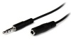 StarTech.com MU1MMFS Male/Female 1-Meter Slim 3.5mm Stereo Extension Audio Cable