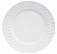 Philippe Deshoulieres Louisiane White Dinner Plate 10.5 in