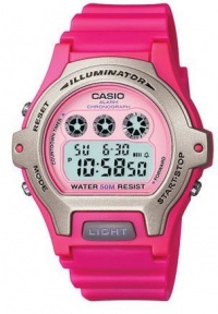 Casio Women's Watch Pink Resin Strap Lw202h-4av