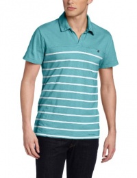 Calvin Klein Jeans Men's Tinge Stripe Short Sleeve Polo