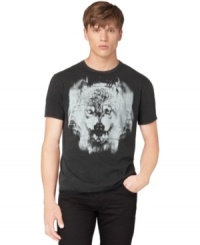 This Calvin Klein Jeans tee celebrates your animal instincts in sleek style.