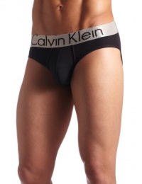 Calvin Klein Men's Steel Micro Hip Brief, Black, Large