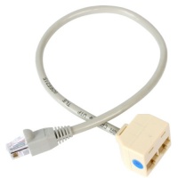 StarTech 2-to-1 RJ45 Splitter Cable Adapter - F/M (RJ45SPLITTER)