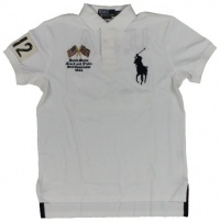 Polo Ralph Lauren Men Custom Fit Big Pony Track & Field Polo T-Shirt - USA