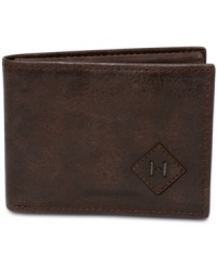 Carry your cards in style with this Tommy Hilfiger bi-fold leather wallet.