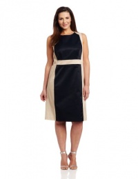 Jones New York Women's Plus-Size Structured Seamed Sheath Dress