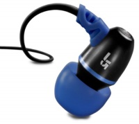 JBuds J5 Earbuds-Style Headphones (Black / Electric Blue)