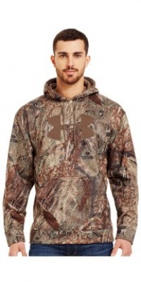 Men’s Armour® Fleece Storm Big Logo Camo Hoodie Tops by Under Armour