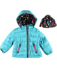 London Fog Mireia Insulated Jacket (Sizes 12M - 24M) - blue, 18 months