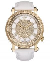 Take your rightful place at the fashion throne with this Queen Couture watch from Juicy Couture.