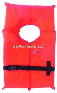 Aqua Gear Adult USCG Approved Type II Keyhole Recreational Life Jacket