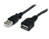 StarTech.com USBEXTAA3BK 3 Feet Black USB 2.0 Extension Cable A to A - M/F