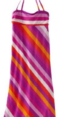 KC Parker Girls 7-16 Big Printed Jersey Halter Maxi Dress, Multi Color, 7