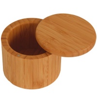 Totally Bamboo Round Salt Box