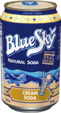 Blue Sky Preserve Cream Soda,  12-Ounce Cans (Pack of 24)