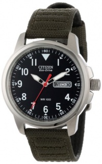 Citizen Men's BM8180-03E Eco-Drive Canvas Strap Watch