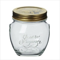 Bormioli Rocco Quattro Stagioni Anphora 10 1/8 Ounce Canning Jar, Set of 12