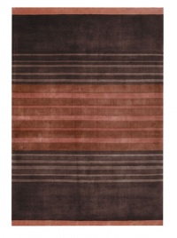 Calvin Klein Rugs Luster Wash, Brown, 5' 6 x 8'