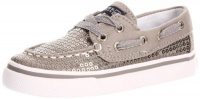 Sperry Top-Sider Girls Bahama (CG) Boat Shoe (Toddler/Little Kid),Pewter,9 M US Toddler