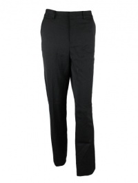 LAUREN Ralph Lauren Womens Black Straight Leg Flat Front Pants 8