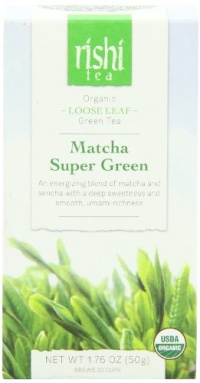 Rishi Tea Matcha Super Green, 1.76 Ounce