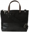 Jack Spade Dipped Coal Tote,Black/Black,One Size