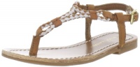 Polo Ralph Lauren Kids Alexa Sandal (Toddler/Little Kid/Big Kid),Luggage Tan/White,2 M US Little Kid