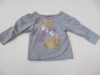 Juicy Baby Long Sleeve T-shirt, Heather, 6-12m