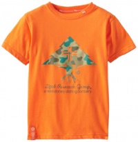 LRG Boys 2-7 Little Panda Camo Tee, Tang, 7