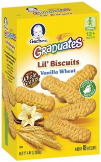 Gerber Graduates Biter Biscuits, 4.44-Ounce (Pack of 8)